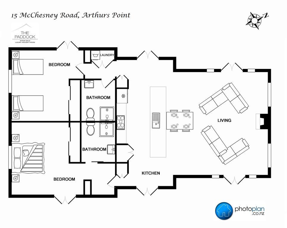 The Paddock Straw Bale Luxury Holiday House Arthurs Point Ngoại thất bức ảnh